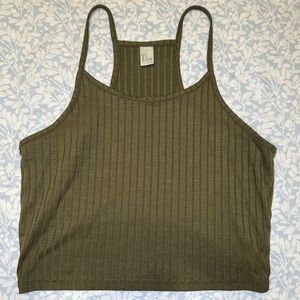Olive Green Halter Top
